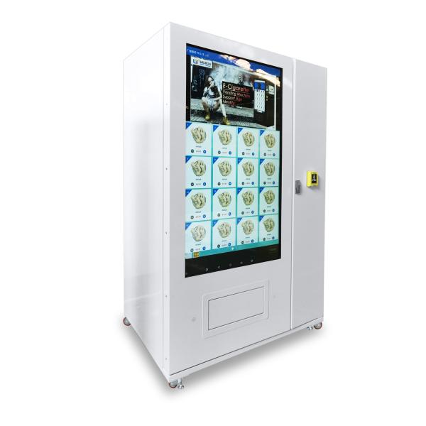 Intelligent Self Service Combo Vending Machine White Black Card Reader Bill Validator