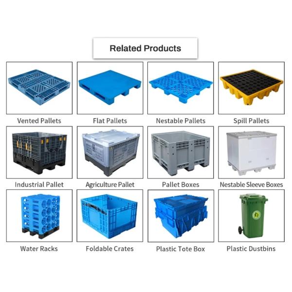 Heavy Duty Durable Solid Box Crate Stackable Plastic Logistic Crate Euro Storage Box Euro Standard Transport Use Plastic Logistics Box | Stackable
