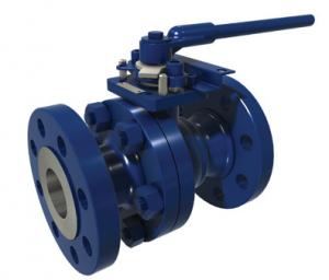 China WCB 2 Or 3 Piece Floating Ball Valve RTJ Flange A105 High Flow Capacity on sale