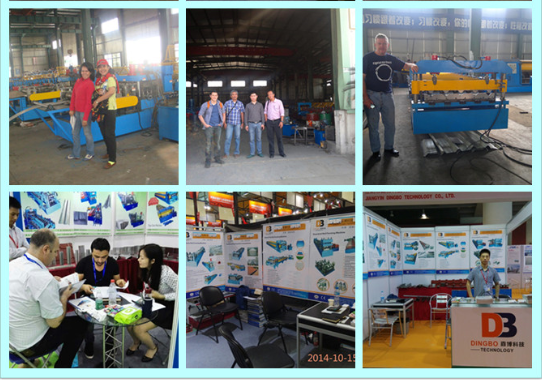 0.8~1.2mm Thickness metal roof roll forming machine , roofing sheet roll forming machine