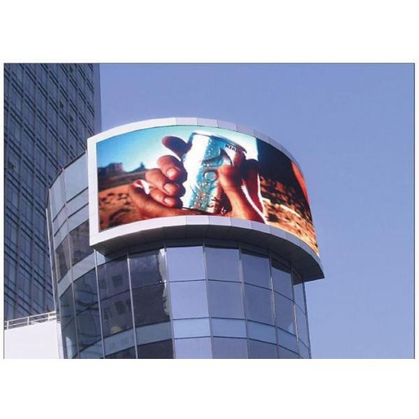 P10 circle Style Outdoor HD LED Wall / Led Advertsing Wall with 1/16 scan Driving Mode