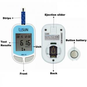 Wholesale 200 Records High Accuracy Glucose Meter With Strips BGM101 from china suppliers