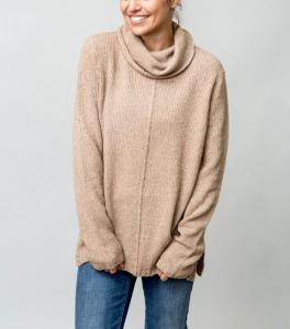China WOMEN'S WOOL BLENDS KNITTED SWEATER on sale