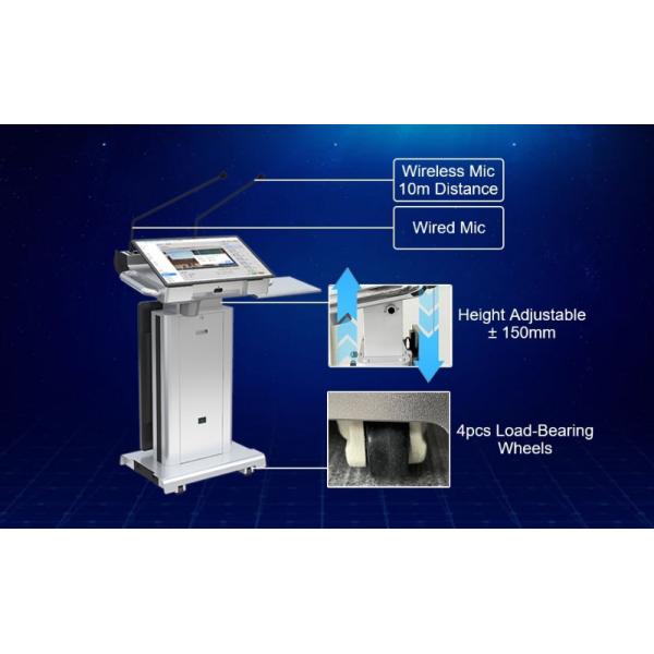 Smart Lectern with Adjustable Screen Angle 10-40° Intel i5/i7-11 Processor and 8/16GB DDR4 RAM for Educational Use