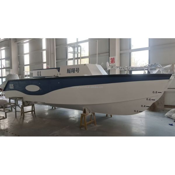 Custom Unmanned Aluminum Work Boat for Research Vessels 3mm Width