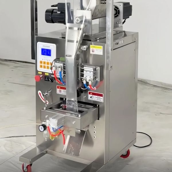 Flat Screw Automatic Powder Packing Machine 32cm Film Width Powder Packaging Equipment