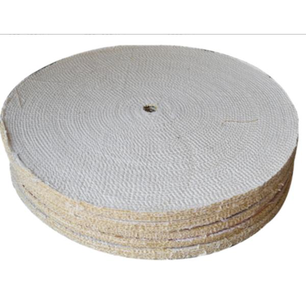 10inch Jute Sisal Polishing Wheel Medium Brightness For Spoon Fork Knife