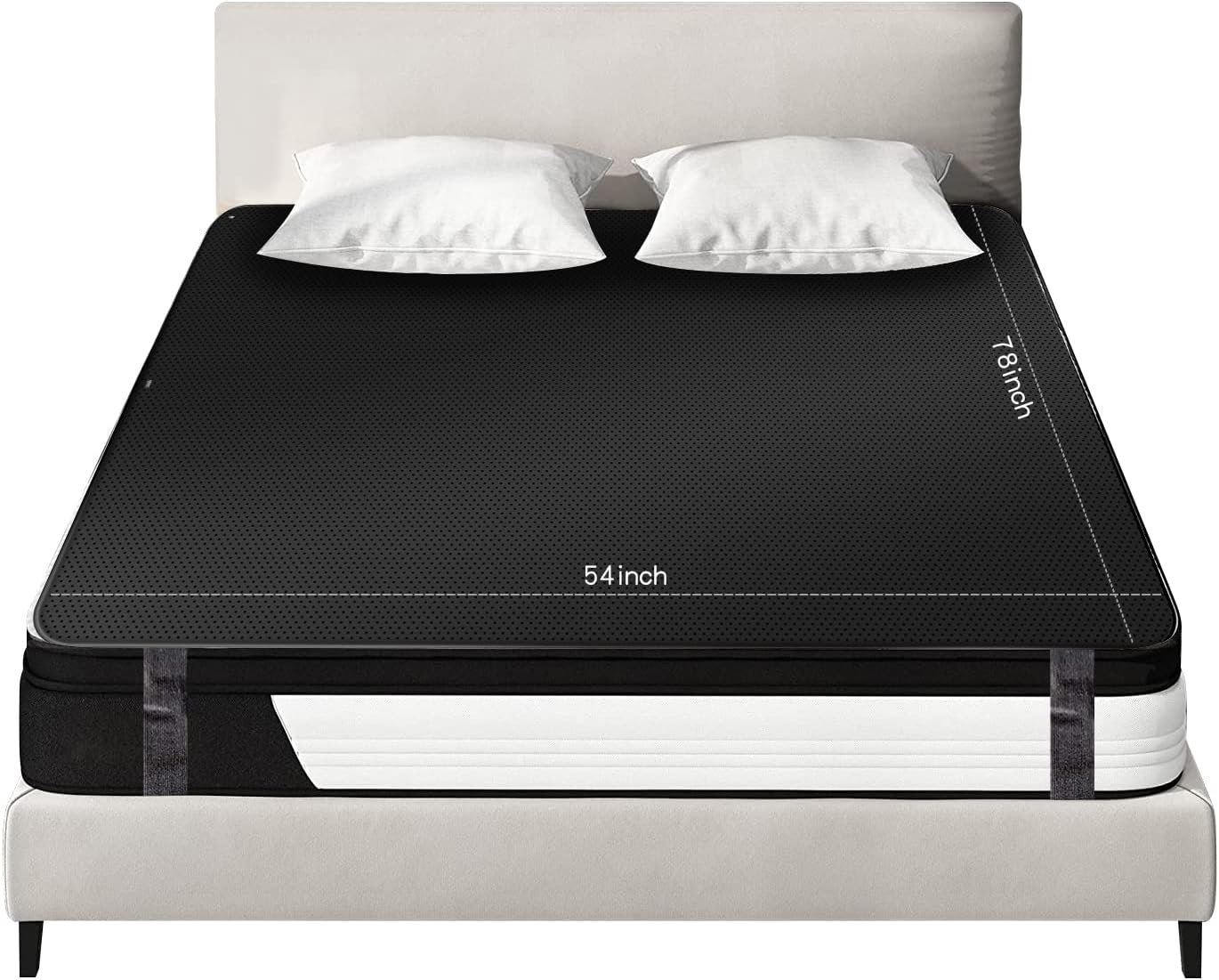 OEM Premium Ground Therapy Bed Sheet Double Grounding Earthing Mat for Better Sleep BLOCK EMF Safety Product