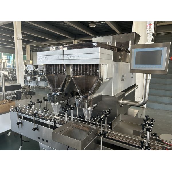 High-Speed 12,000 pcs/min Visual Counting Machine for Tablets & Capsules with GMP & CE Certification and 316L Stainless Steel Construction