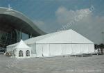 High Pressed Frame Clear Span Steel Buildings UV Repellent Double Coated PVC