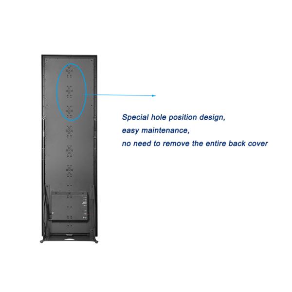 Movable P2.5 Poster display with cloud management system for ads in retail stores