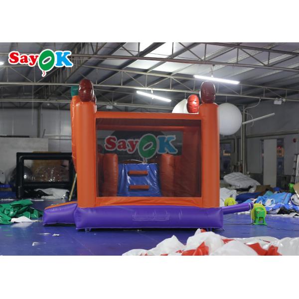 Pumpkin Halloween Inflatable Bounce Castle With Slide Inflatable Combos For Party