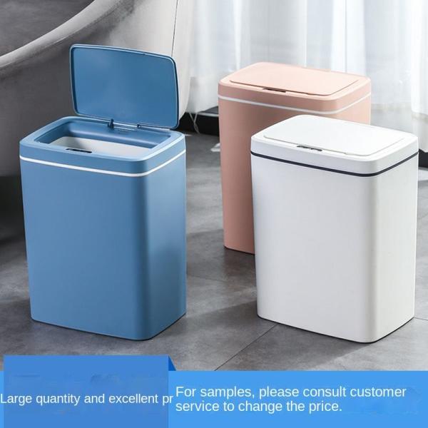 Automatic Intelligent Smart Trash Can Senso Intelligent Trash Can with Bin Bag Touchless Trash Can