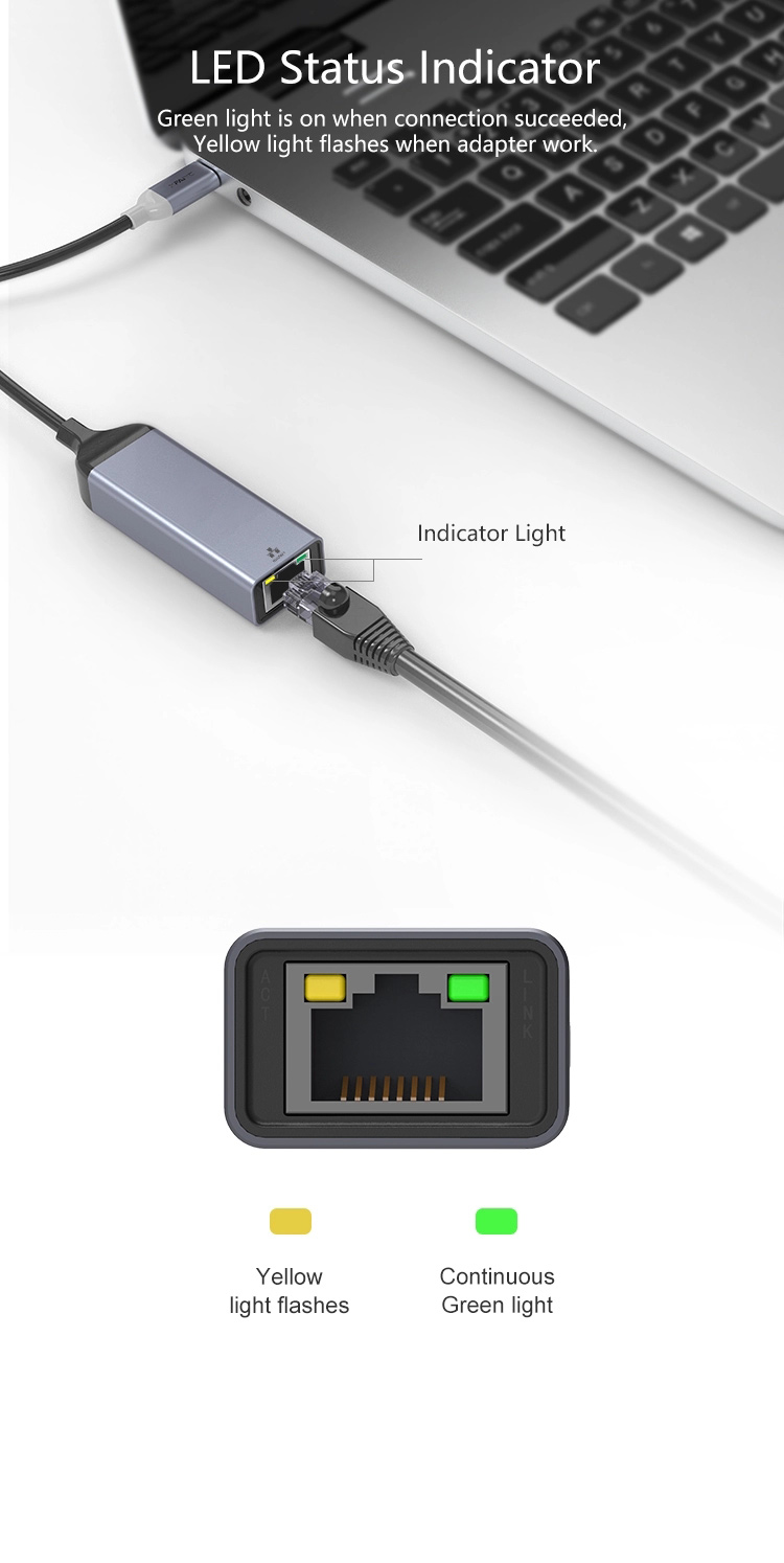 Female USB Lan Adapter