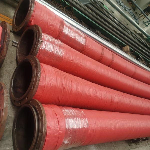 Multiple Layers Constructed Suction And Discharge Hose For Transfer Abrasive Materials