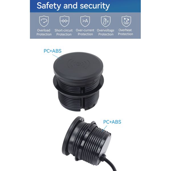 multifunctional Usb Charging Flush Mount Power Grommet Type F Plug Waterproof