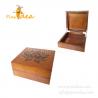 Solid Wood Gift Box with Engraved Logo for sale