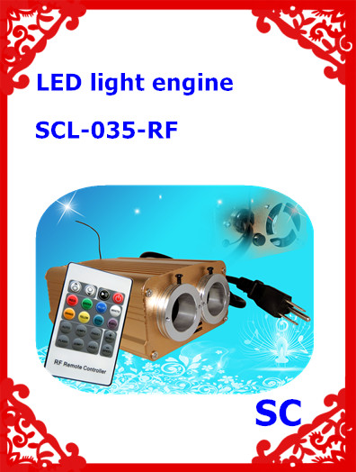 35w led light engine with with wireless remote controller for fiber optics pendant lamp