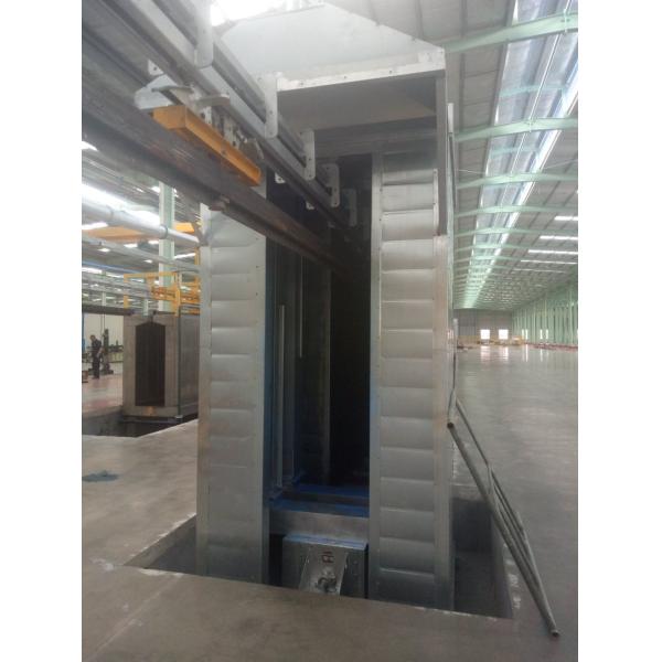 Powder Coating Line for Aluminum Profiles with Overhead Conveyor System and Manual Loading to Support Diverse Production