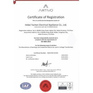 Hebei Yachen Electric Co., Ltd Certifications