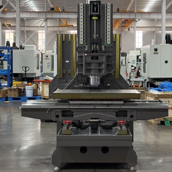 Compact 3 Axis VMC855 CNC Vertical Machining Center Roller Guide Box Type Head 24 Tool Milling System