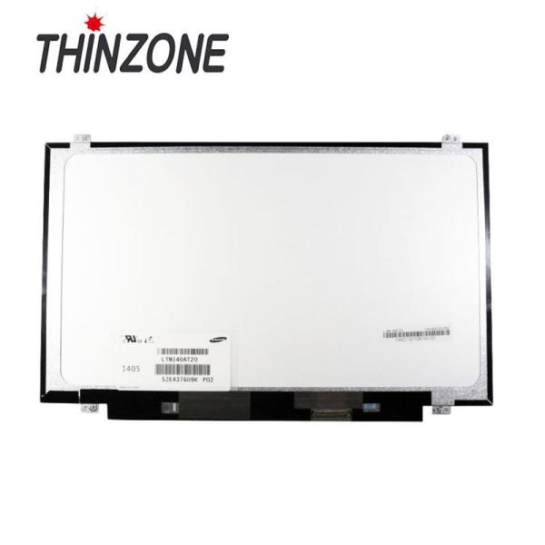 LVDS 30 Pins 14 Inch Laptop Screen Replacement 1366*768 Slim Led Display LTN140AT20-P02