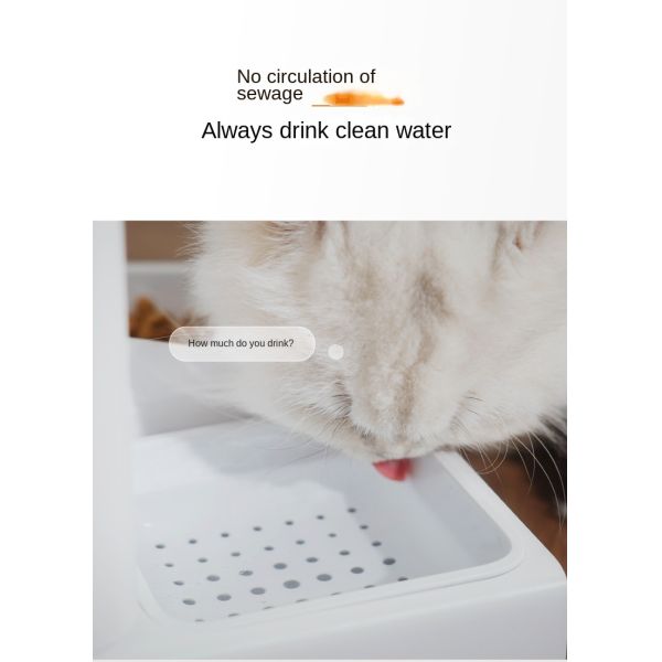 2-in-1 Smart Automatic Pet Feeder Eco-Friendly 4-5L Battery-Powered Waterproof IPX5 Water & Food Bowl Plastic for Dogs & Cats