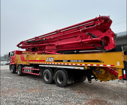 USED SANY 60m pump truck Concrete Pump Construction Machine 2021
