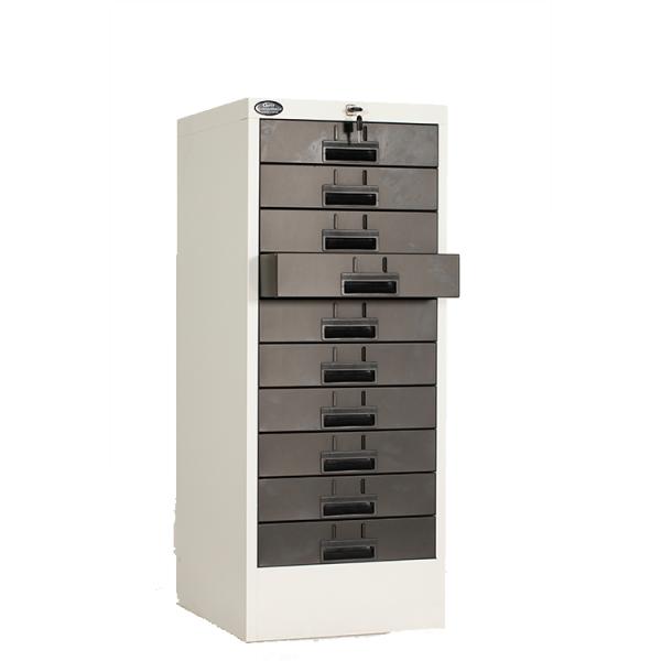 Stainless Steel Anti Collision 400mm Wide Drawer Filing Cabinet