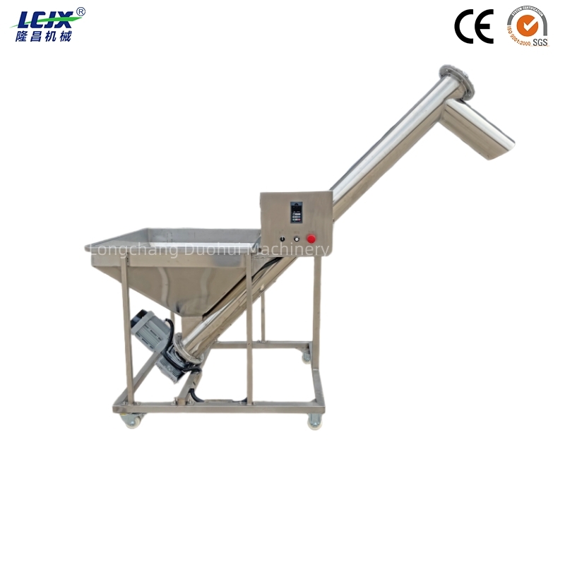 Stainless Steel Screw Conveyor Auger Elevator Vertical Spiral Lifting Machine
