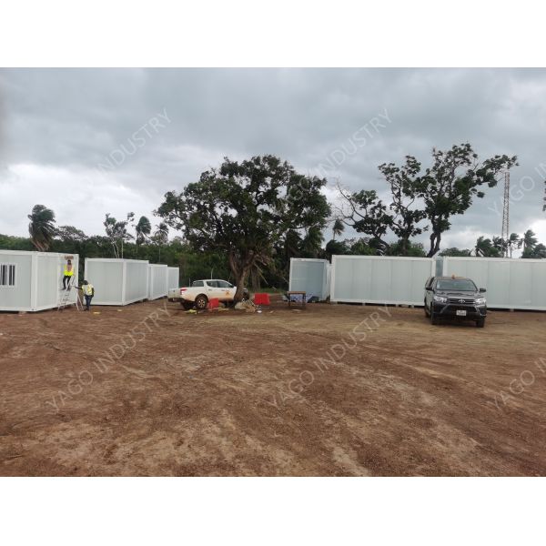 Portable Prefabricated Modular Structures Container Office Buildings Earthquake Resistant