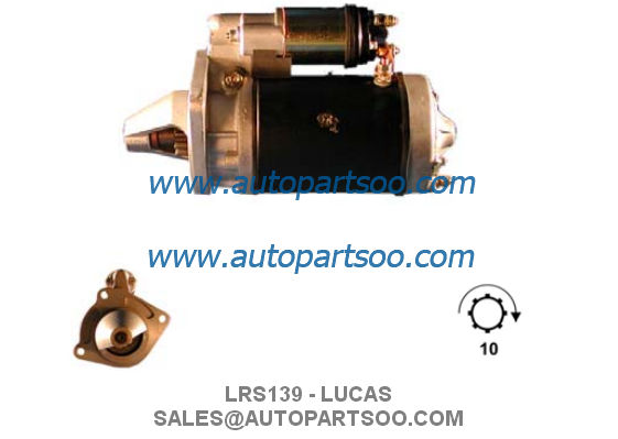 LRS971 0001108113 - LUCAS Starter Motor 12V 1.4KW 9T MOTORES DE ARRANQUE
