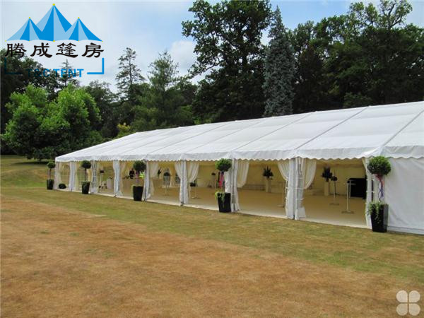 20m Width Fire Retardant A Shaped White Wedding Event Tents / Outdoor Wedding Reception Tent