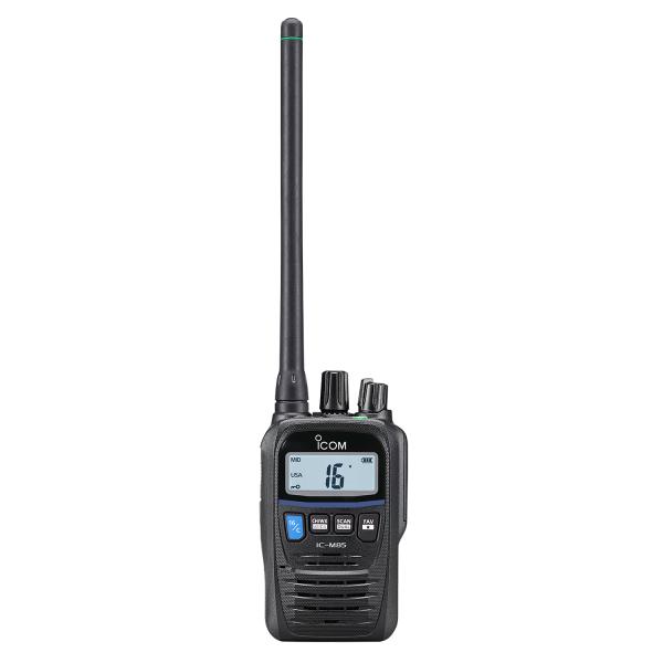 Icom IC-M85UL VHF Marine Radio Walkie Talkie with 16 Storage Channels and Operating Temperature -20C~+60C for Hazardous Locations