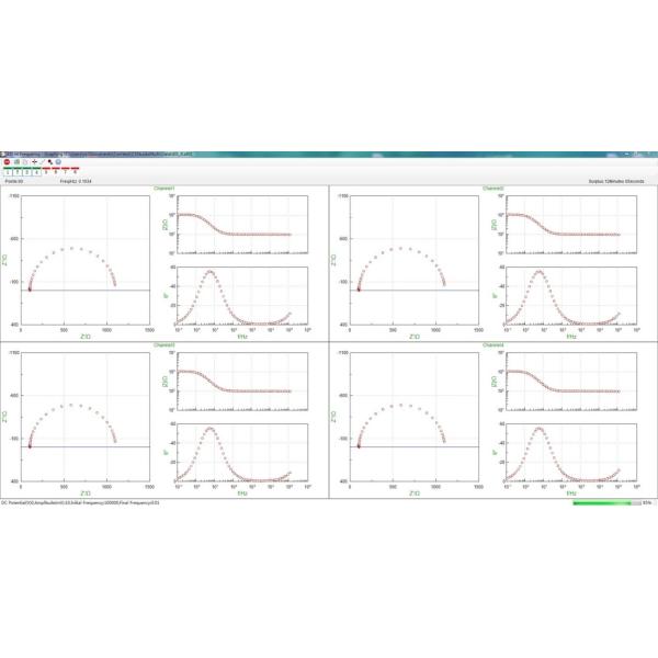 Versatile Multichannel Potentiostat 1A 10V 8 Channel EIS Potentiostat