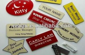 China 2 Ply Engraving Plastic Sheet , Chest Cards Laser Engraved Plastic Signs on sale