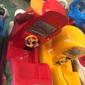 High Safety Animal Cute Dog Kiddie Ride Machines Swing Back And Forth
