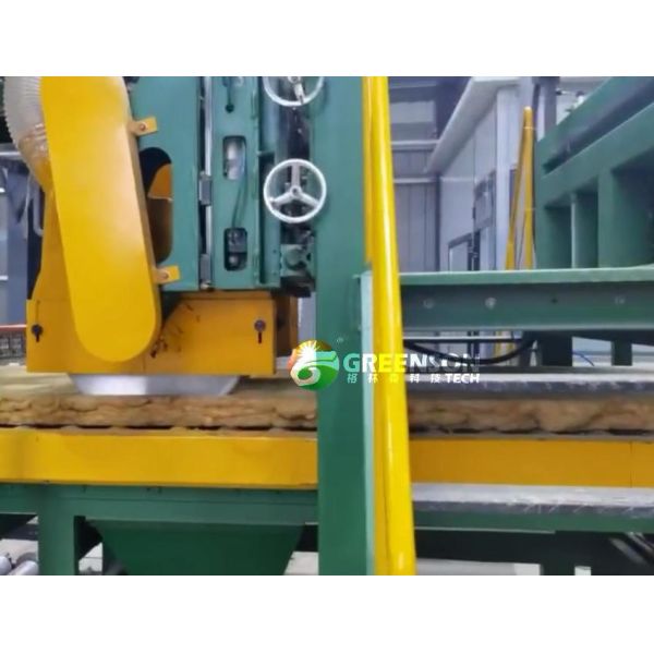 380V Rock Wool Production Line with 40~120 meters/min Conveying Speed and 600mm-2400mm Width for Mineral Wool Board