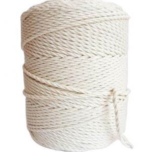China Canada 5mm Twisted Cotton Macrame Cord Made from Recycled Materials by YI LI YUAN on sale
