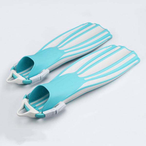 Adjustable Anti Slip Scuba Diving Flipper Highly Responsive With Rubber Strap
