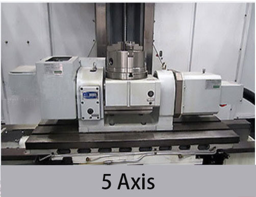Shockproof 11KW 5 Axis CNC Machining Center VMC 1065 Multiscene High Precision