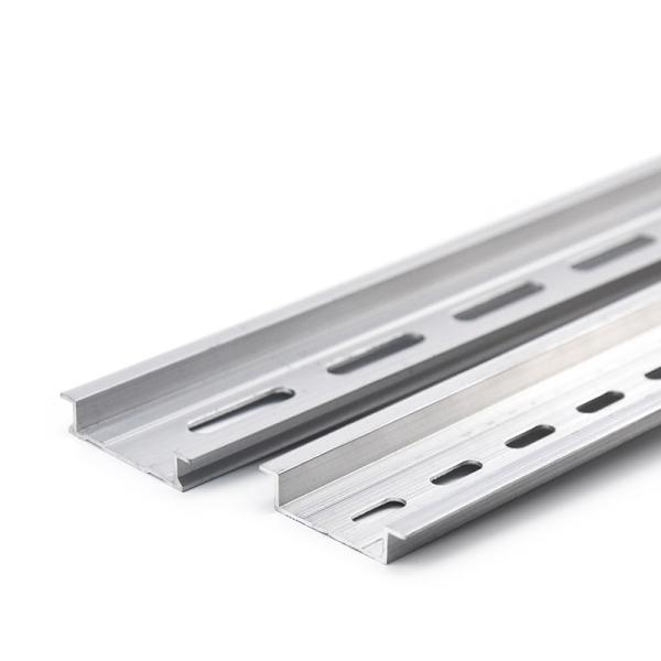 High Precision Aluminum Profile Extrusion Rail ISO 6063 T5 Custom