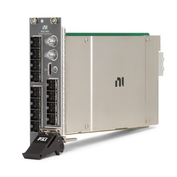 National Instruments PXIe-7903 High-Speed Serial Instrument with 12 Mini-SAS HD Connectors and 28.2 Gb/s Data Rate for 48 Bidirectional Digital