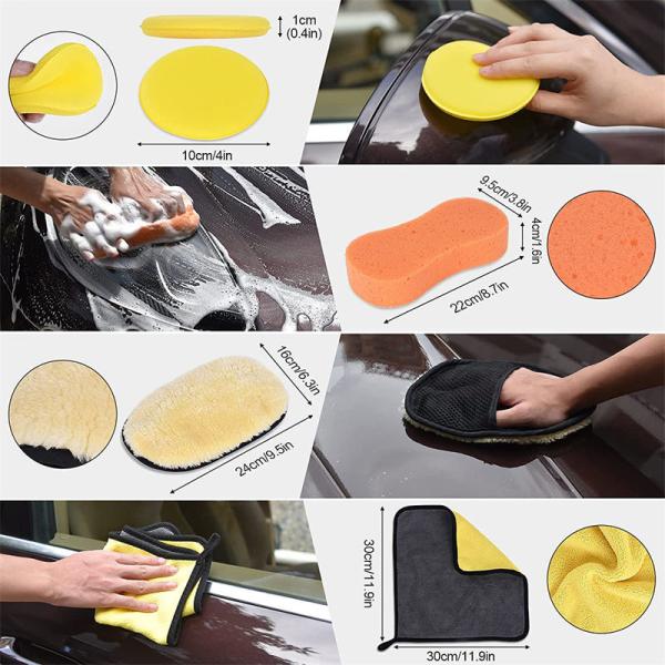Car Detailing Brush For Professional Clean Nylon Bristles