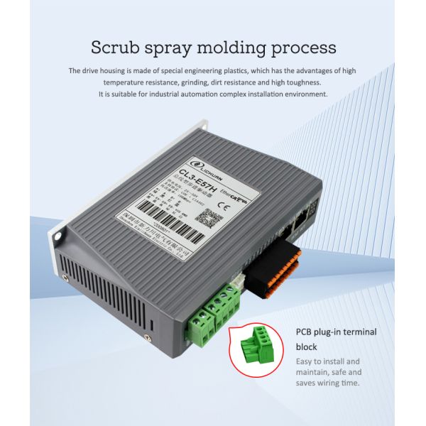 Lichuan DC Closed Loop Stepper Motor Drivers Kit 2.3N.m 2 Phase Nema24 DC24V～48V 4.0A 1000PPR