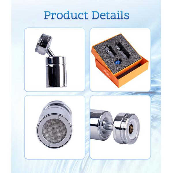 360° Rotating Water-Saving Micro-Nano Bubble Generator for Deep Cleansing and Heavy Metal Removal