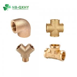 China Water Supply Brass/Copper Pipe Elbow Fitting for Pipe System STD Wall Thickness on sale