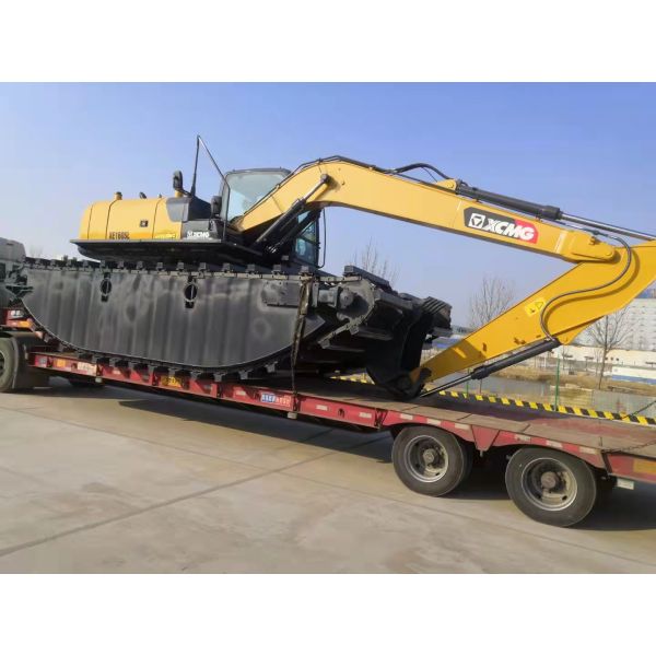 Energy Mining Amphibious Excavator 150cm Draught 500m3/h Working Capacity