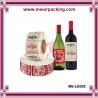 Paper CMYK printing Wine bottle metal label/Bottle label &neck label mass production for sale