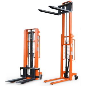 Wholesale hydraulic system Hand Stacker with the load capacity of 1T from china suppliers